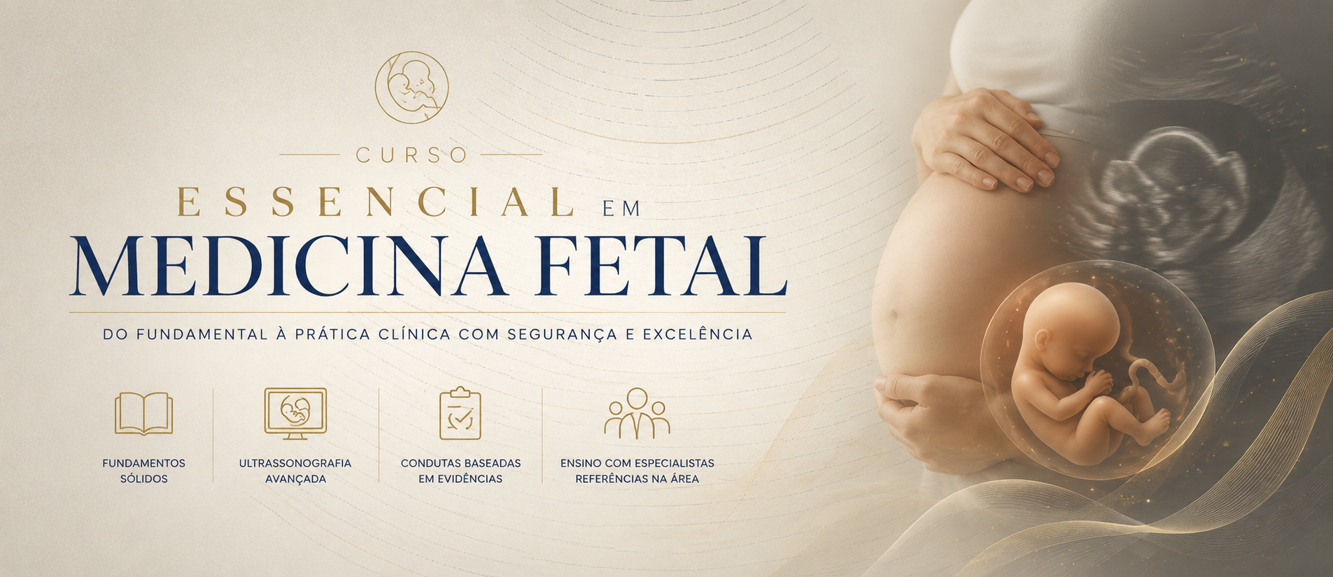 Imersão presencial do curso Essencial em Medicina Fetal, em Maringá